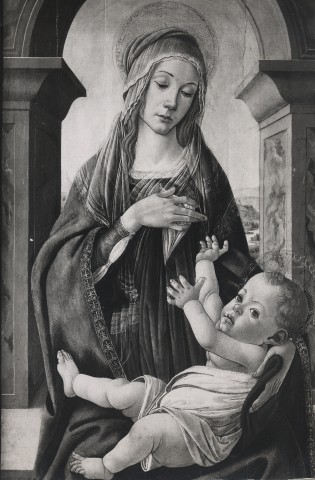 A. C. Cooper — Filipepi Alessandro (Botticelli Sandro) - bottega - sec. XV/ XVI - Madonna con Bambino — insieme